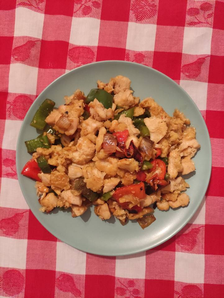 Pollo agridulce 