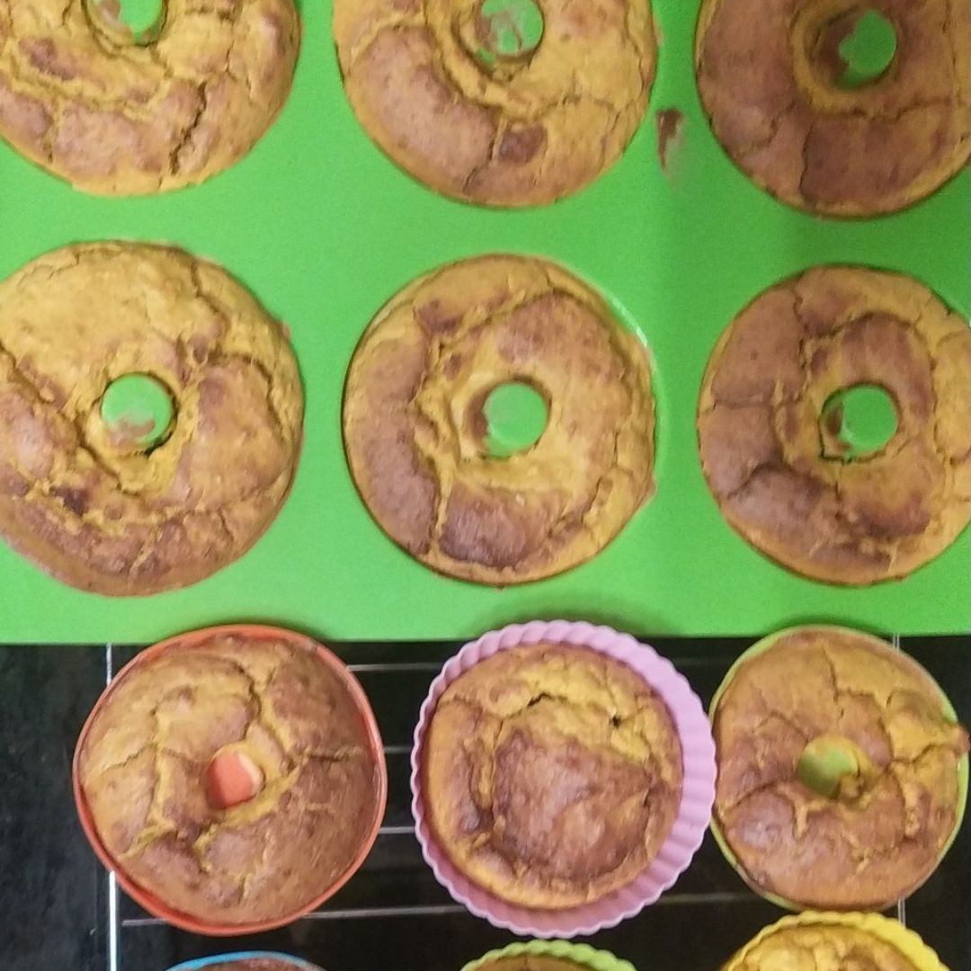 Donuts sin fruta (con calabaza) Donuts sin fruta (con calabaza)