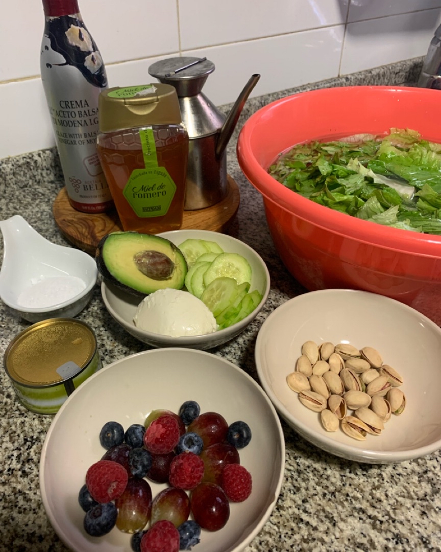 Ensalada de feutos del bosque con miel Paso 0 Ensalada de feutos del bosque con miel Paso 0