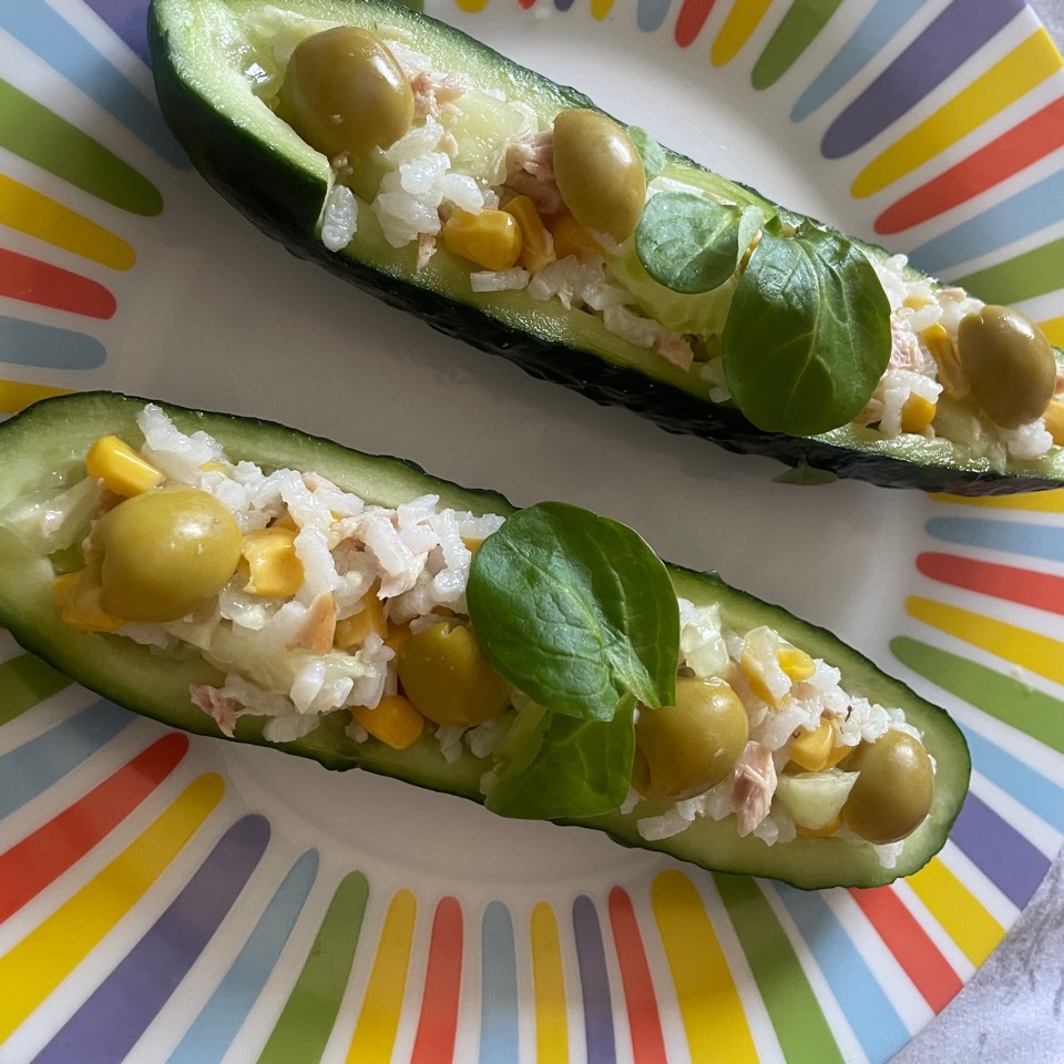 Pepino relleno 
