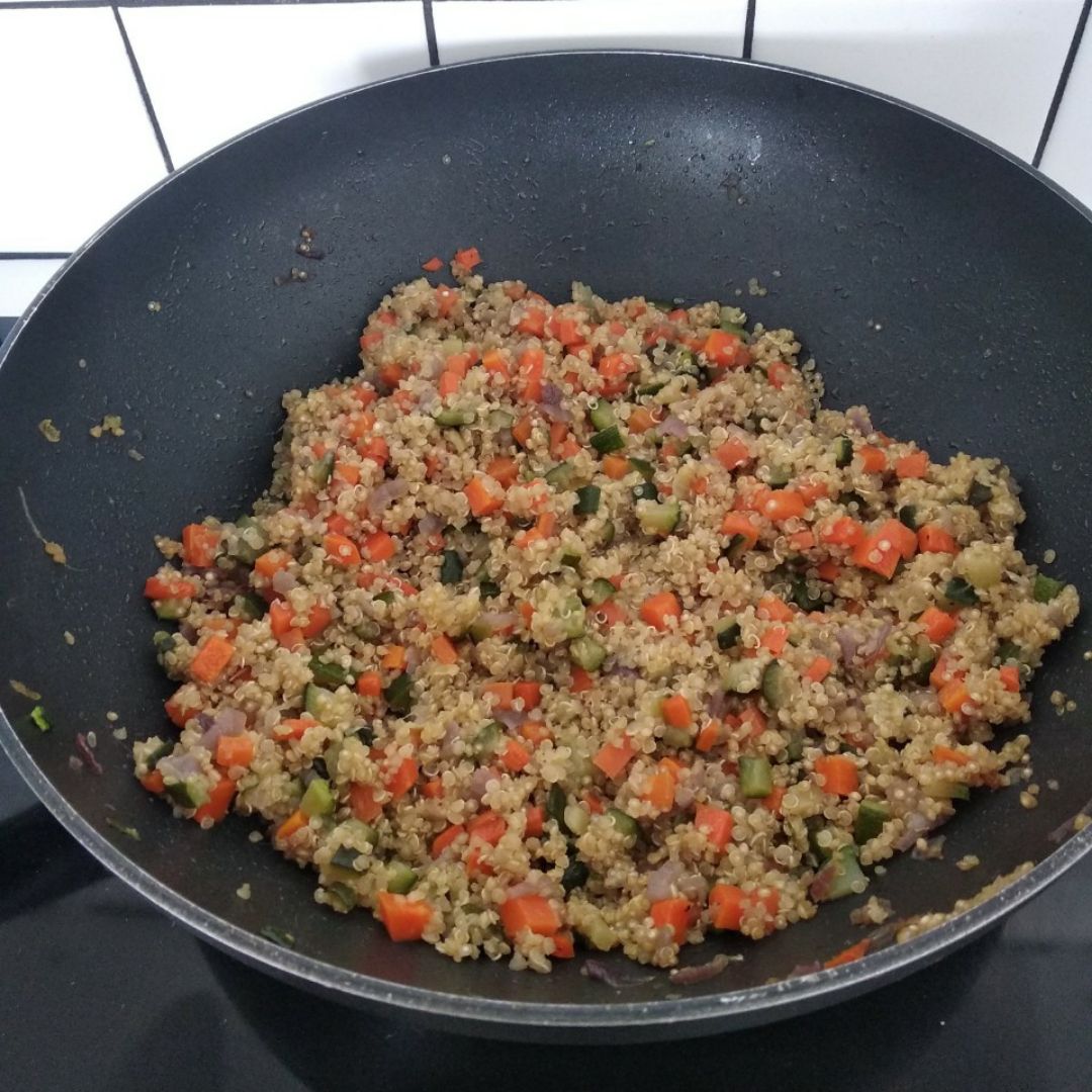 Quinoa con verduras Quinoa con verduras