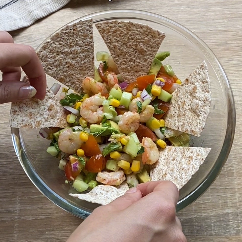 Ensalada de gambas 🥗