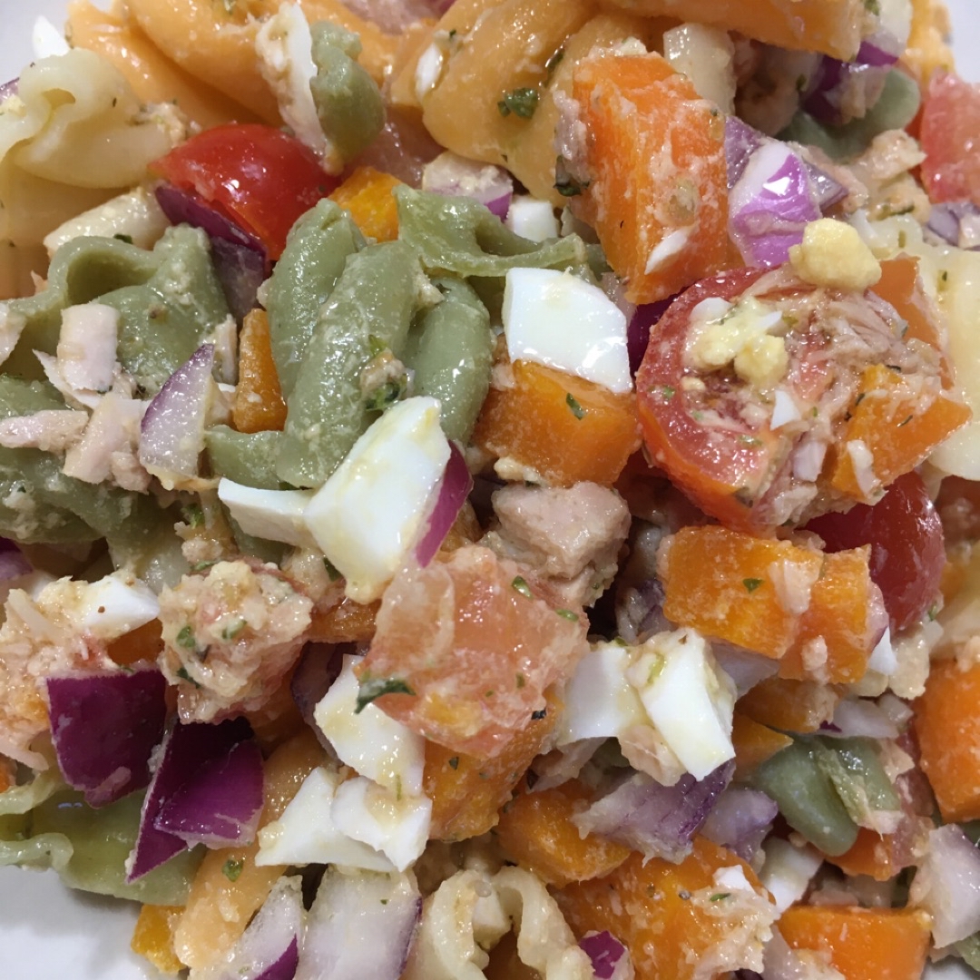 ENSALADA DE PASTA VERANIEGA ☀️ Paso 4 ENSALADA DE PASTA VERANIEGA ☀️ Paso 4