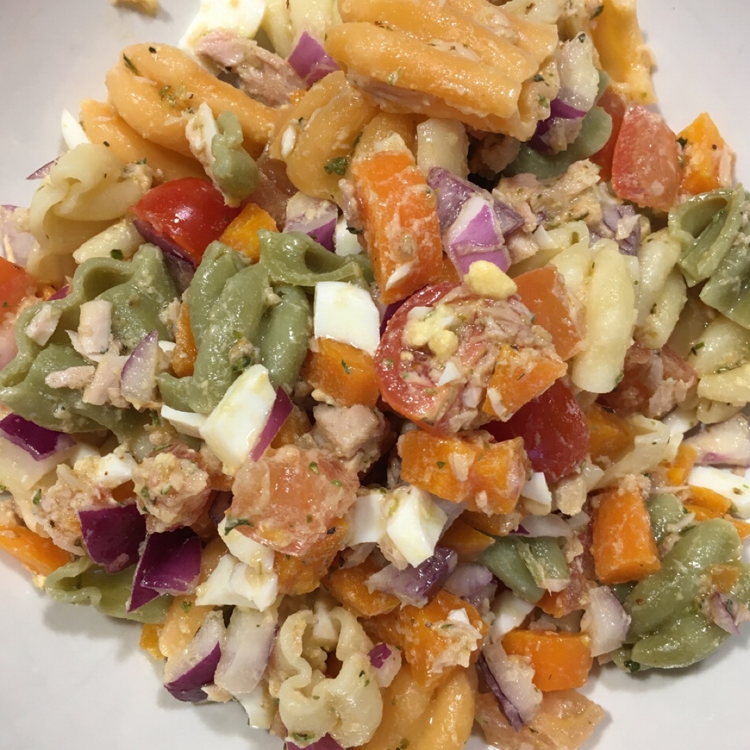 ENSALADA DE PASTA VERANIEGA ☀️ Paso 4 ENSALADA DE PASTA VERANIEGA ☀️ Paso 4