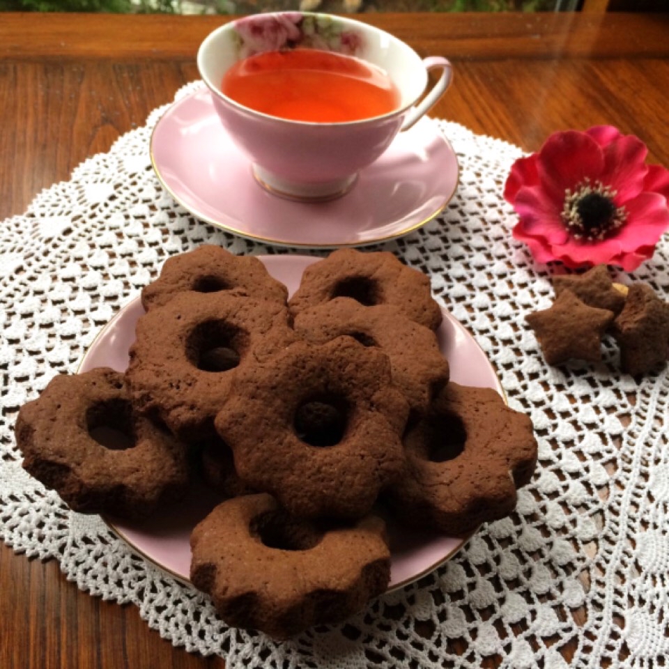 Galletas con nata y cacao Galletas con nata y cacao