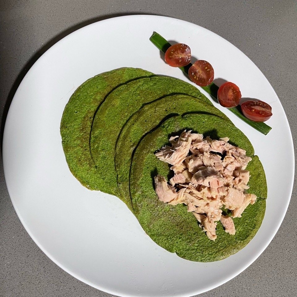 Green-leaves pancakes FACILÍSIMO!
