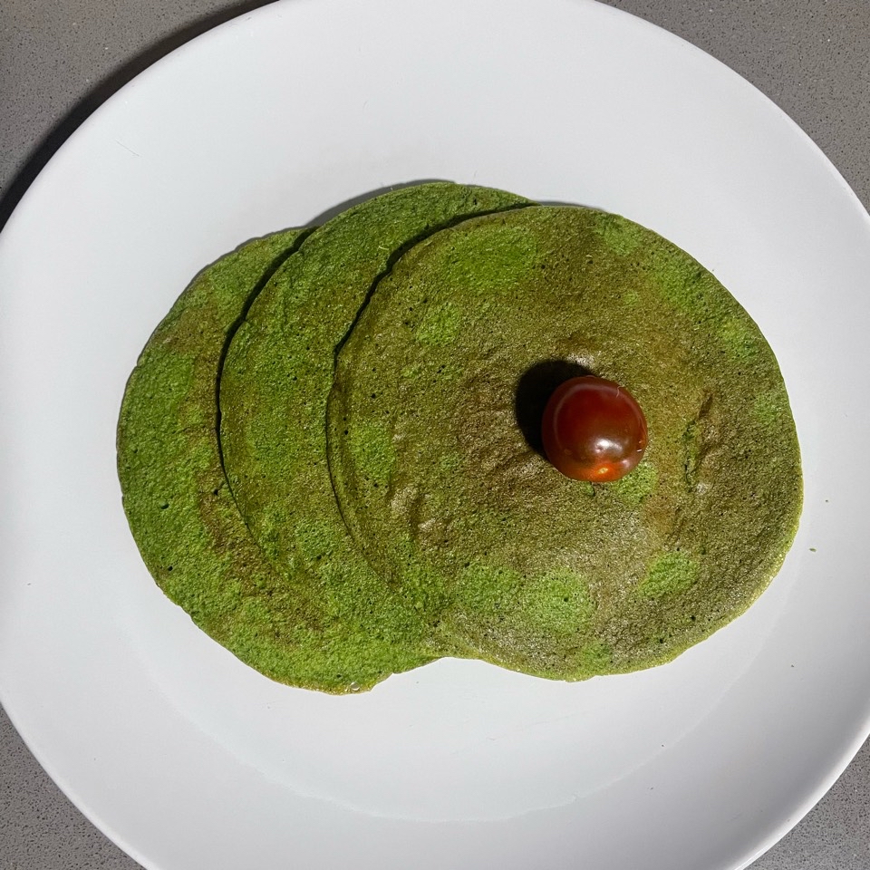 Green-leaves pancakes FACILÍSIMO!
