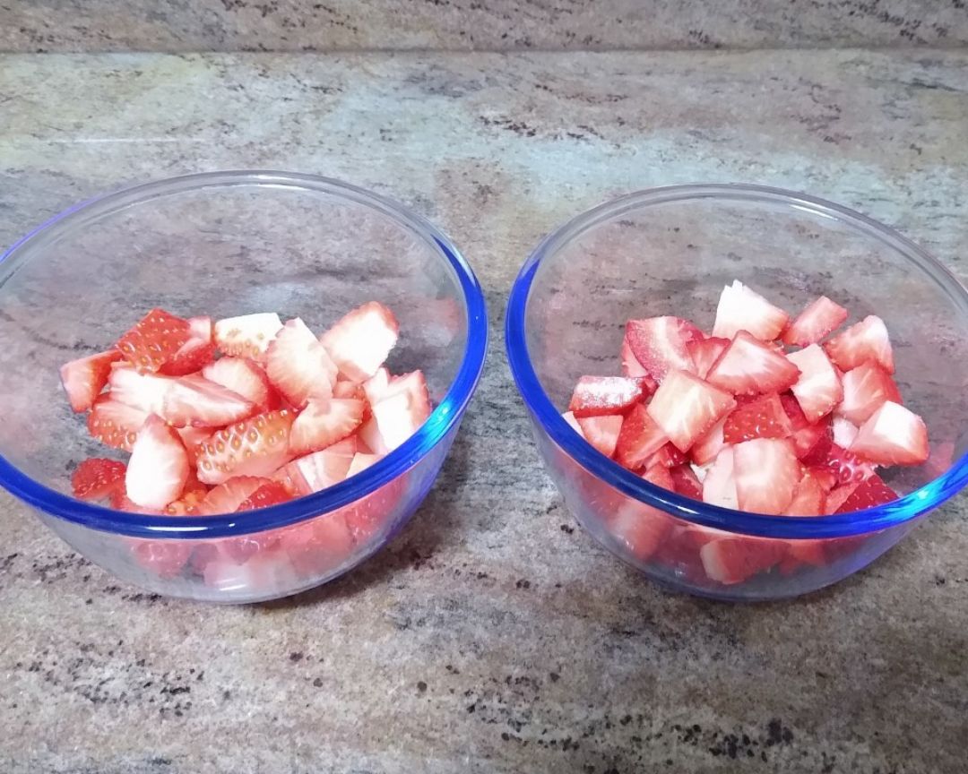 Fresas con leche Paso 2 Fresas con leche Paso 2