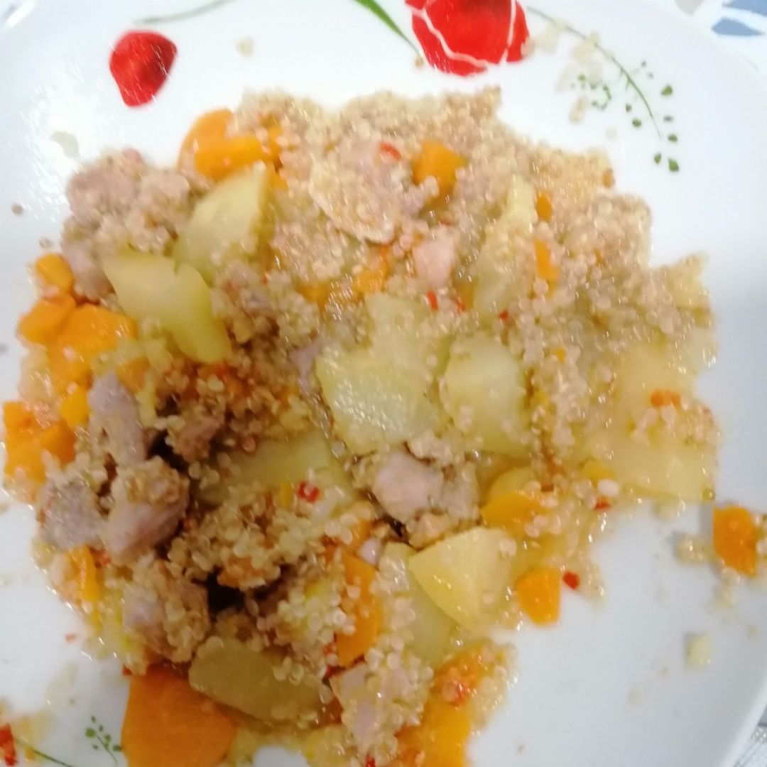 Estofado de pavo con quinoa Estofado de pavo con quinoa