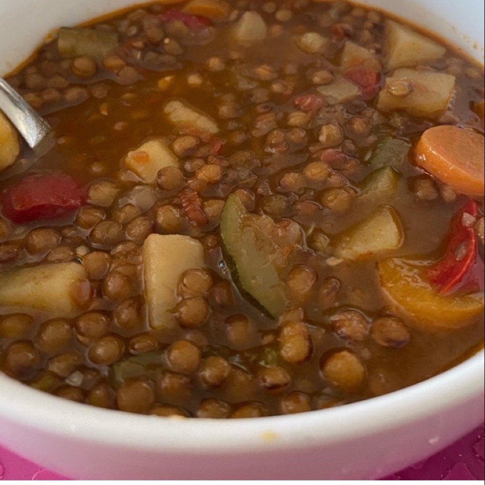 Lentejas con verduras Lentejas con verduras