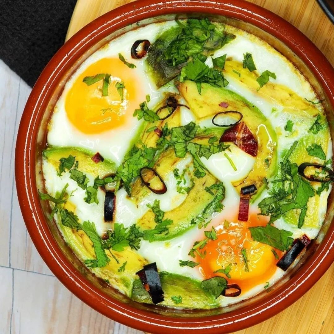 Huevos al horno Huevos al horno