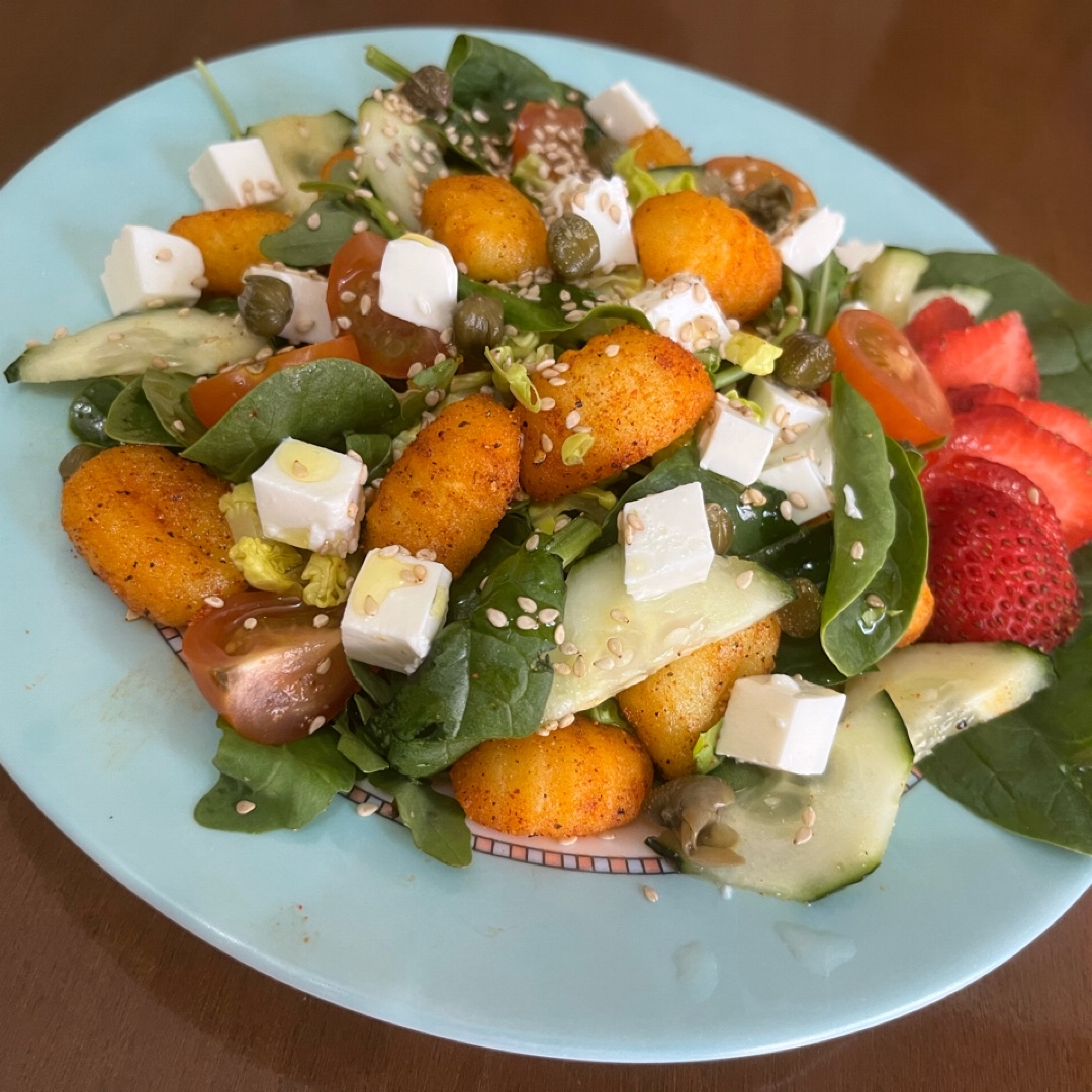 Ensalada de ñoquis Ensalada de ñoquis