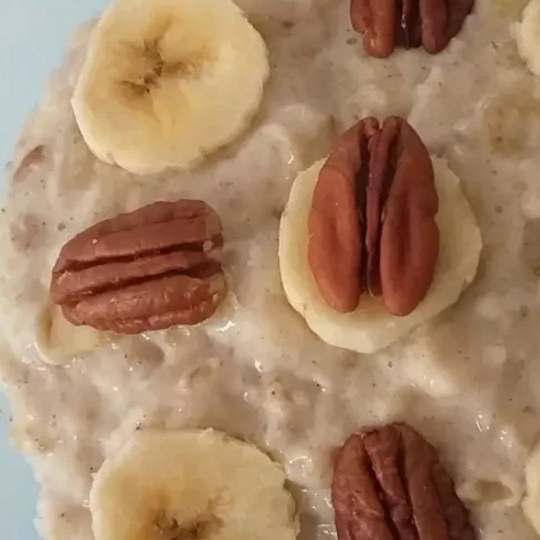 Podrige con plátano y nueces pecanas Paso 2 Podrige con plátano y nueces pecanas Paso 2