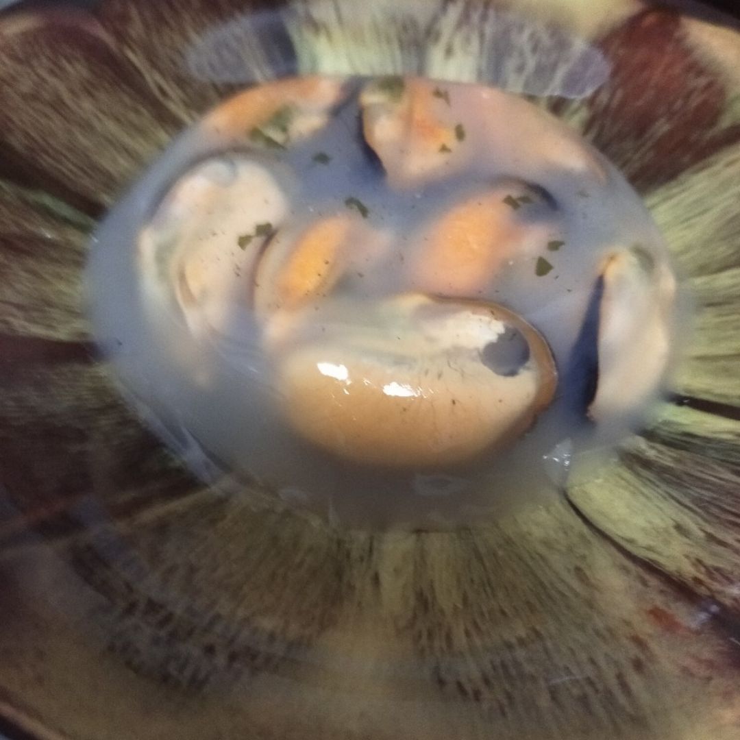 Gelatina de mejillones Paso 4 Gelatina de mejillones Paso 4