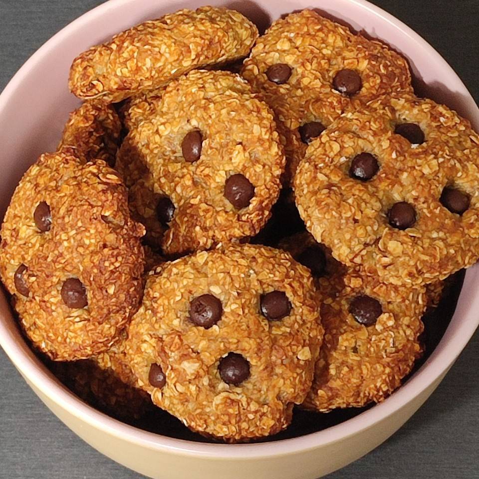 Galletitas de plátano y avena🍌