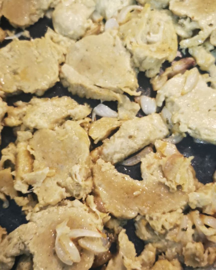 Seitán casero con ciruelas Paso 2 Seitán casero con ciruelas Paso 2