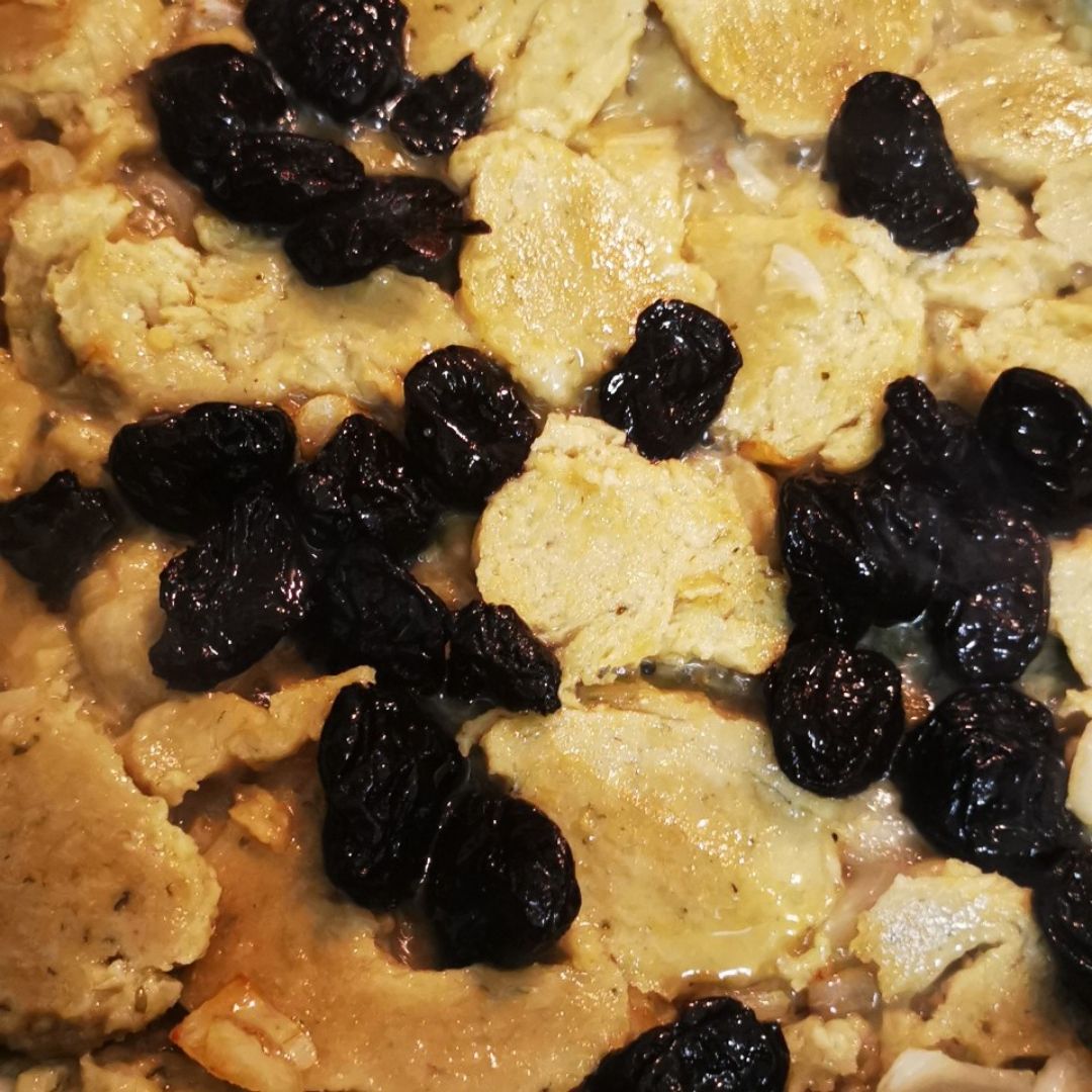 Seitán casero con ciruelas Paso 3 Seitán casero con ciruelas Paso 3