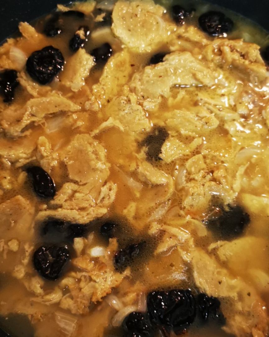 Seitán casero con ciruelas Paso 4 Seitán casero con ciruelas Paso 4