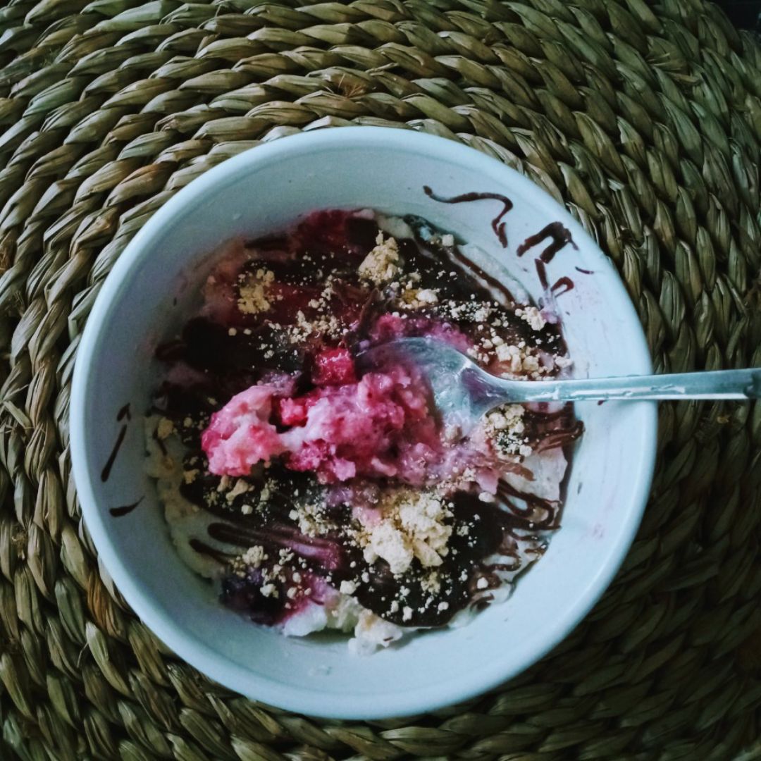 Helado de gachas de arroz Helado de gachas de arroz