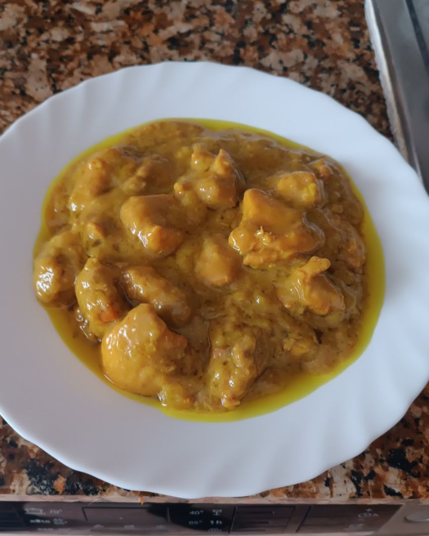 Pollo al curry Pollo al curry
