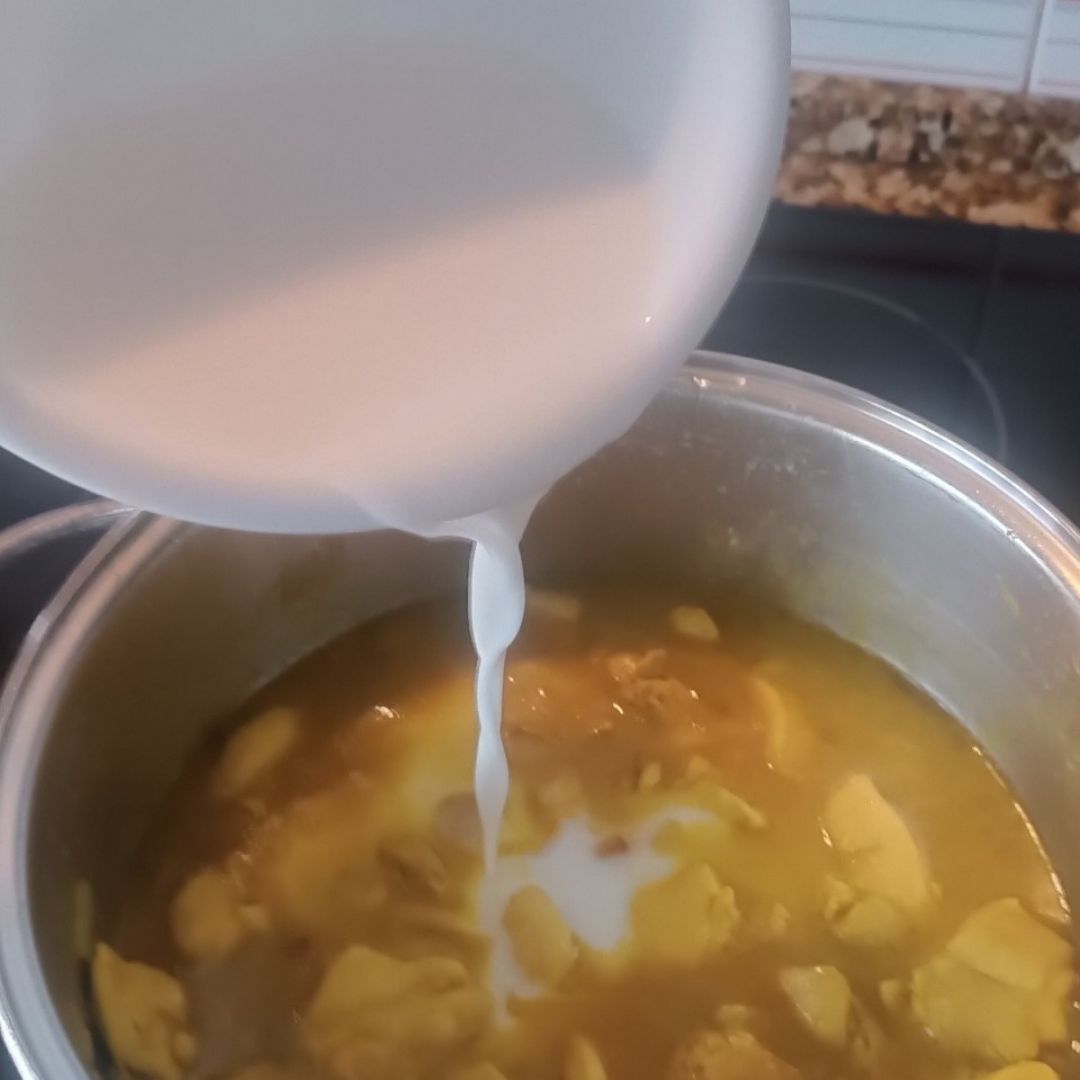 Pollo al curry Paso 3 Pollo al curry Paso 3