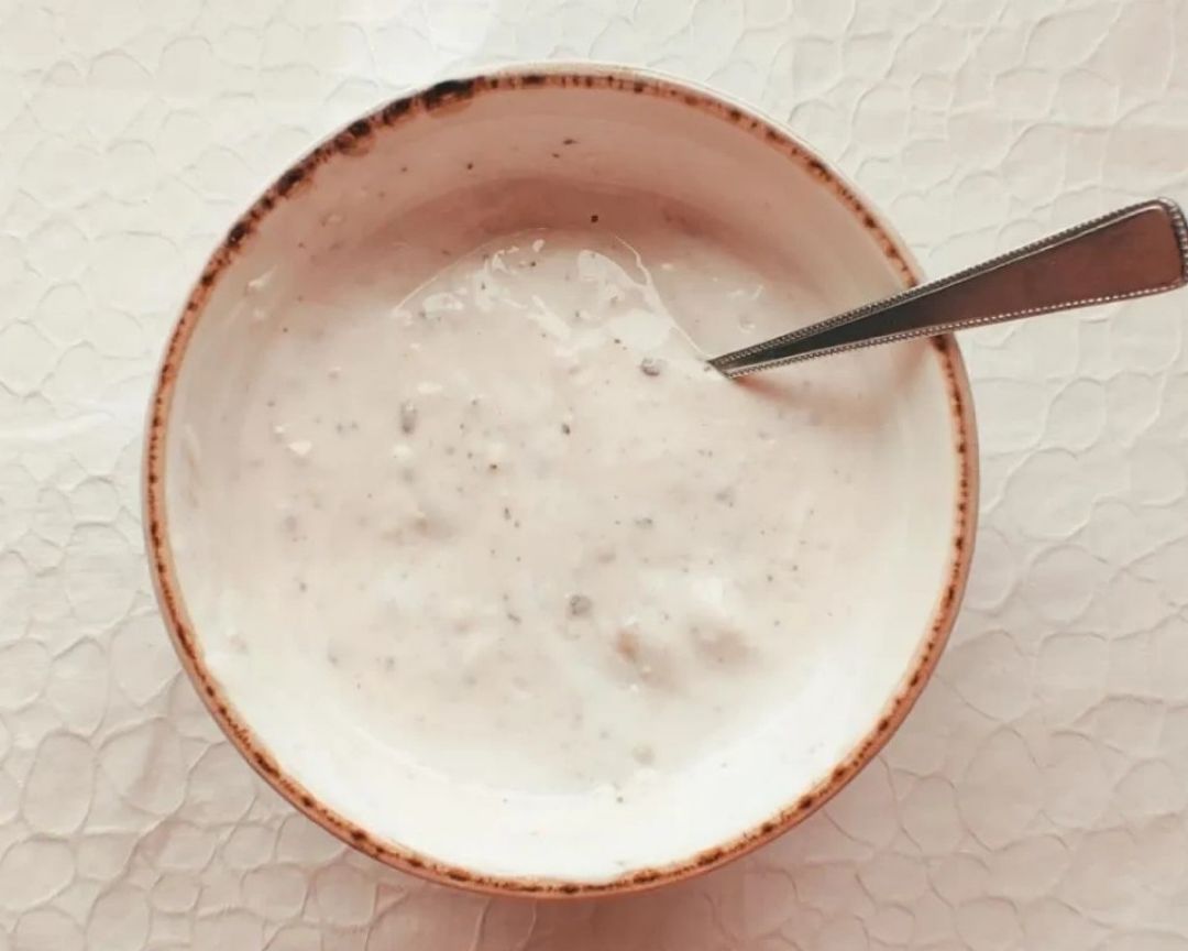Kéfir con plátano, avena y crema de cacao 🤎 Kéfir con plátano, avena y crema de cacao 🤎