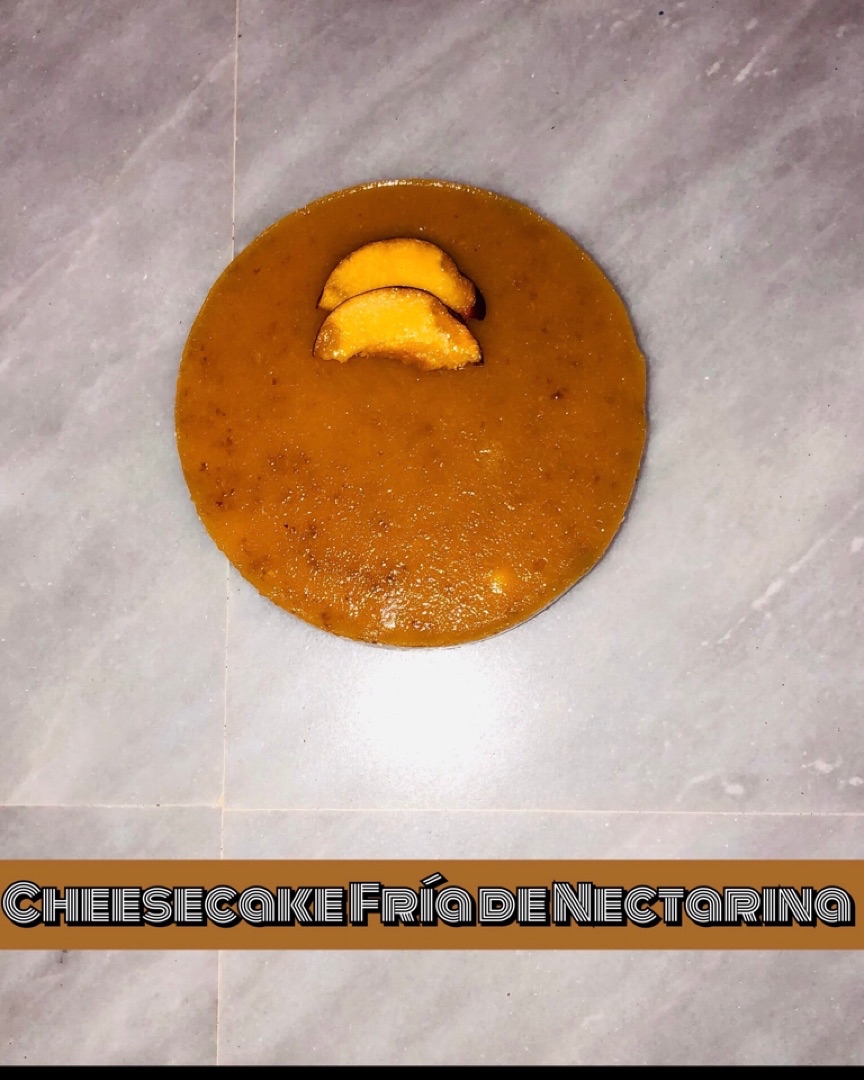 Cheesecake Fría de Nectarina Cheesecake Fría de Nectarina
