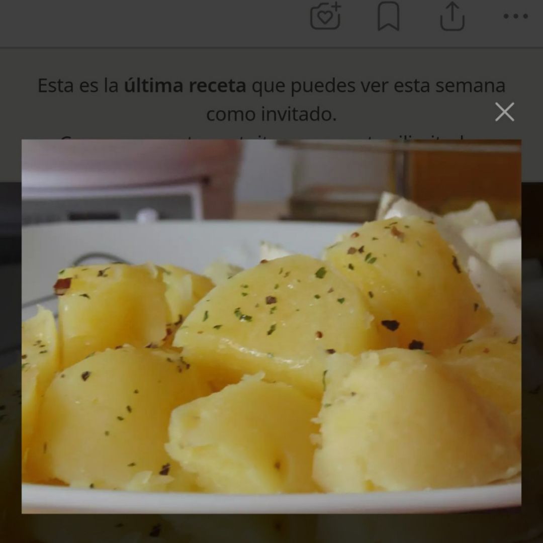 Patata hervida Patata hervida