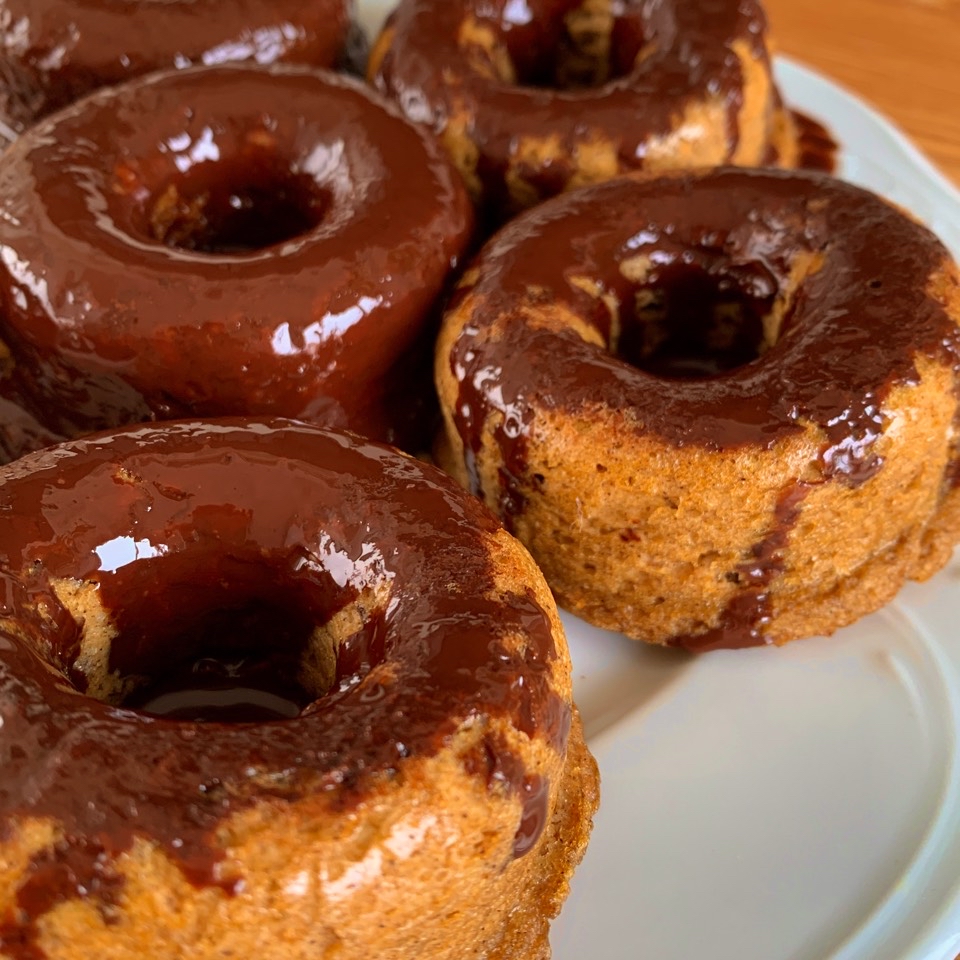 Donuts de calabaza sin gluten Donuts de calabaza sin gluten