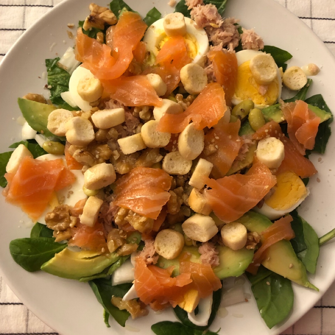 Ensalada de espinacas