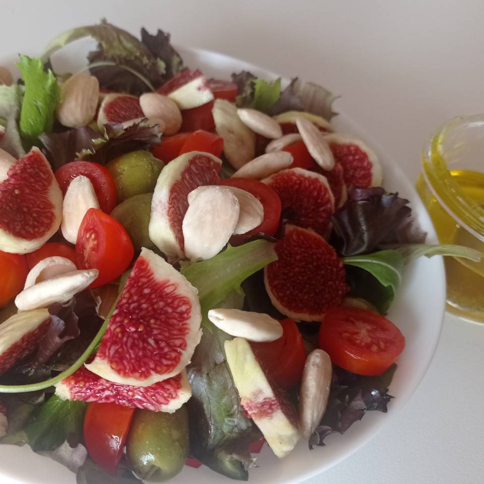 Ensalada de higos con vinagreta de miel Ensalada de higos con vinagreta de miel
