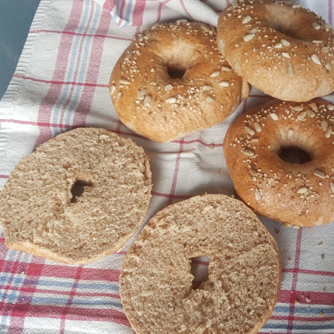 Bagels integrales Paso 6 Bagels integrales Paso 6