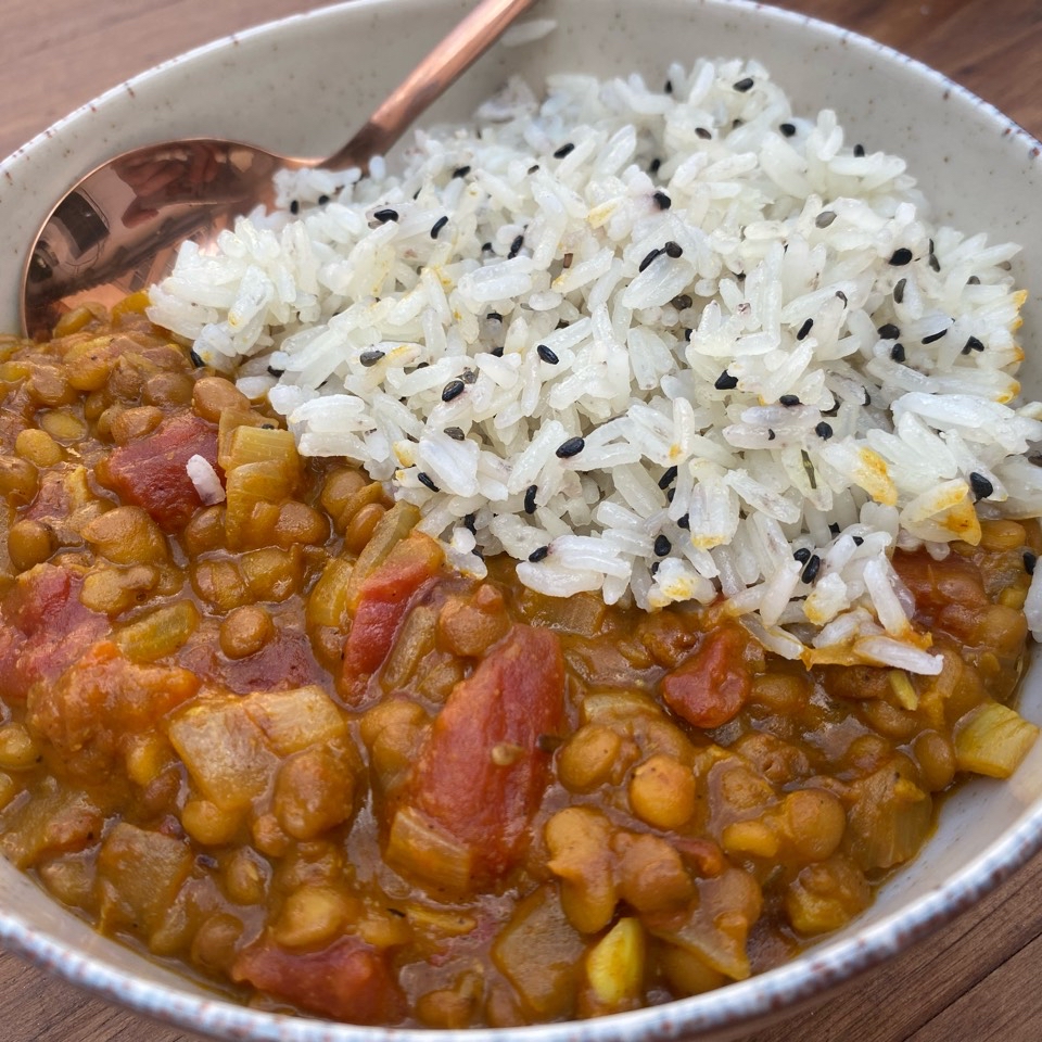 Lentejas Garam Masala