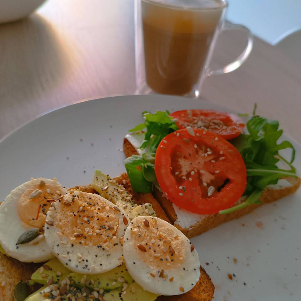 Tostadas saladas Tostadas saladas