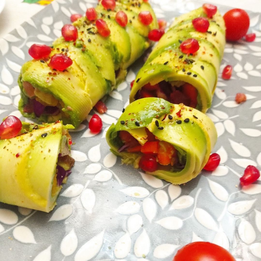 Canelones 馃尟 de aguacate 馃 rellenos de picadillo de 馃馃崊馃珣 馃キy salm贸n 馃悷 Paso 5 Canelones 馃尟 de aguacate 馃 rellenos de picadillo de 馃馃崊馃珣 馃キy salm贸n 馃悷 Paso 5