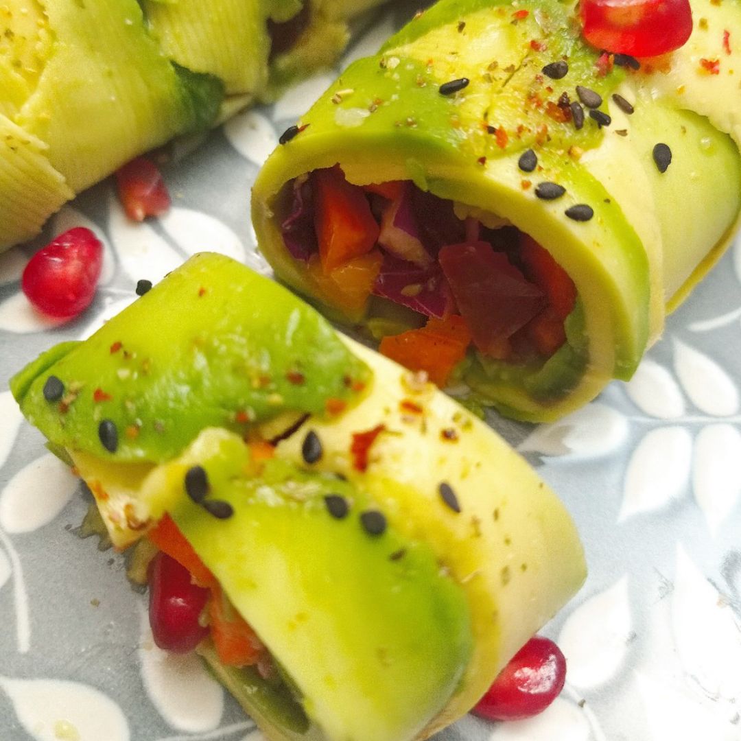 Canelones 馃尟 de aguacate 馃 rellenos de picadillo de 馃馃崊馃珣 馃キy salm贸n 馃悷 Paso 5 Canelones 馃尟 de aguacate 馃 rellenos de picadillo de 馃馃崊馃珣 馃キy salm贸n 馃悷 Paso 5