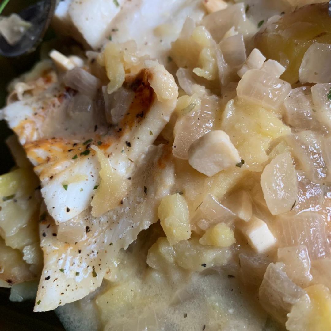 Lluç amb patates i ceba🐟 Lluç amb patates i ceba🐟