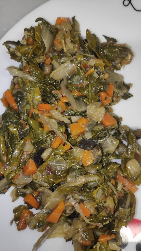 Acelgas con zanahoria, berenjena y puerro😋 Acelgas con zanahoria, berenjena y puerro😋
