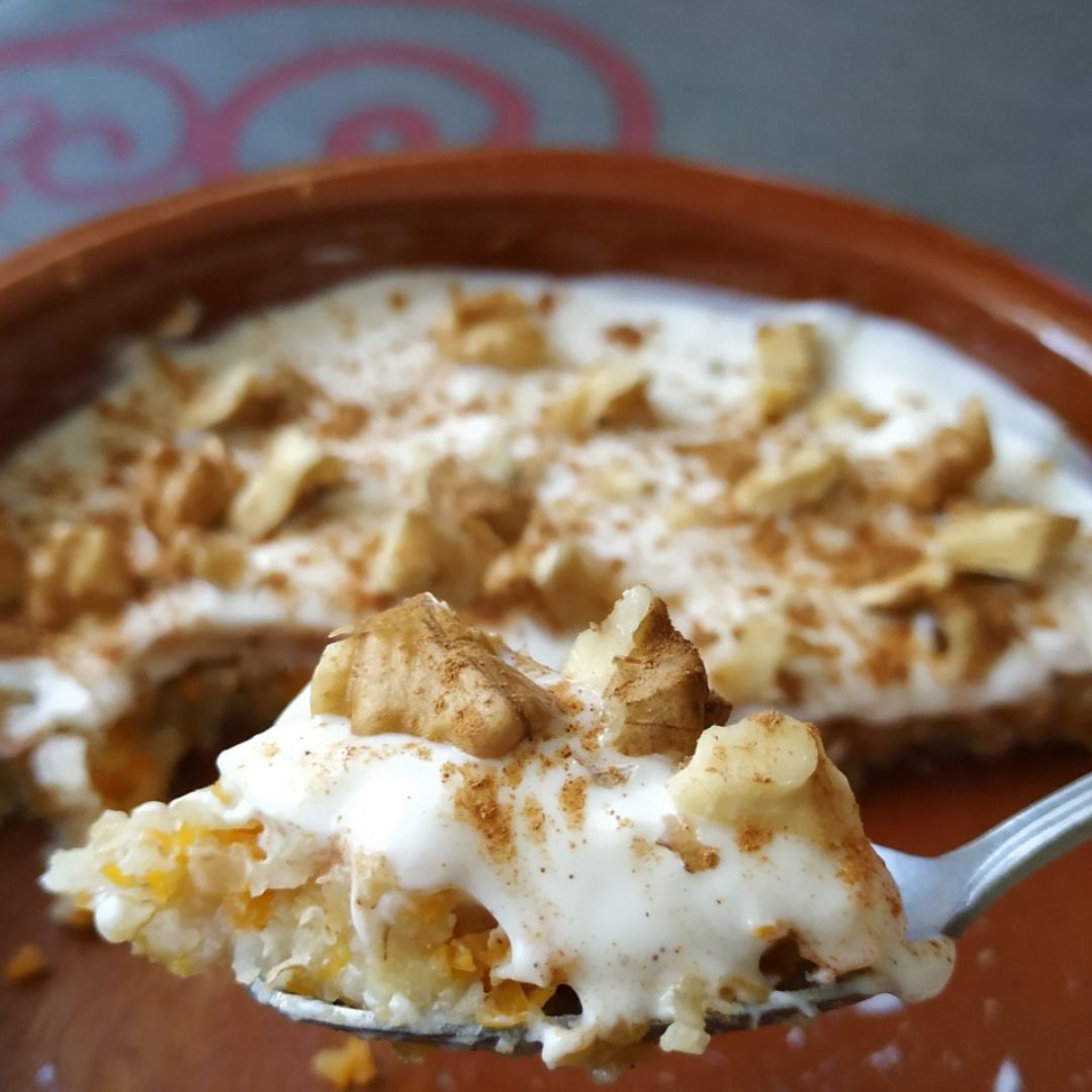 Avena horneada carrot cake