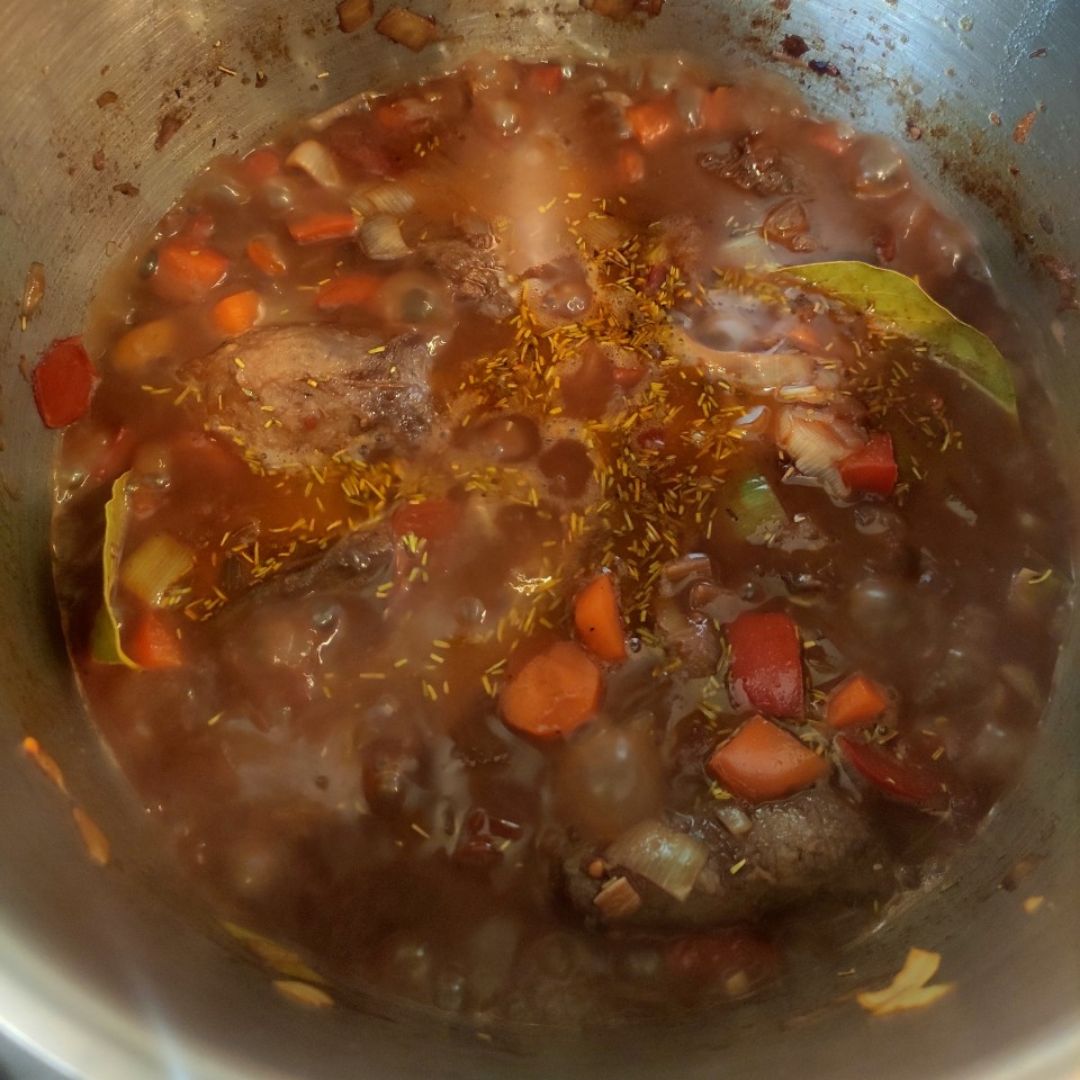 Carrilleras de cerdo con puré de patatas Paso 3 Carrilleras de cerdo con puré de patatas Paso 3