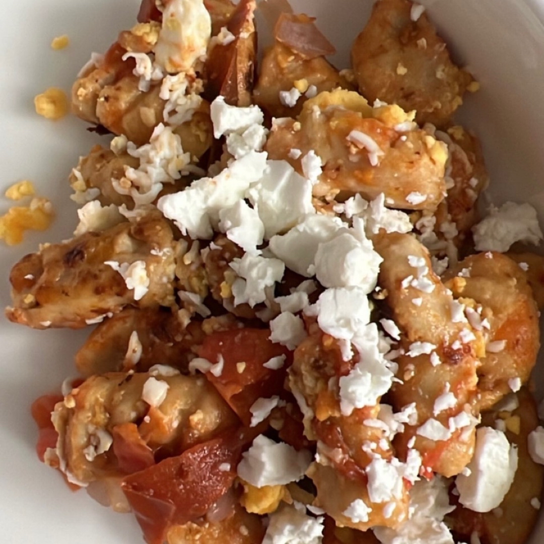 Gnocchis o ñoquis de patata y zanahoria con harina de avena Paso 4