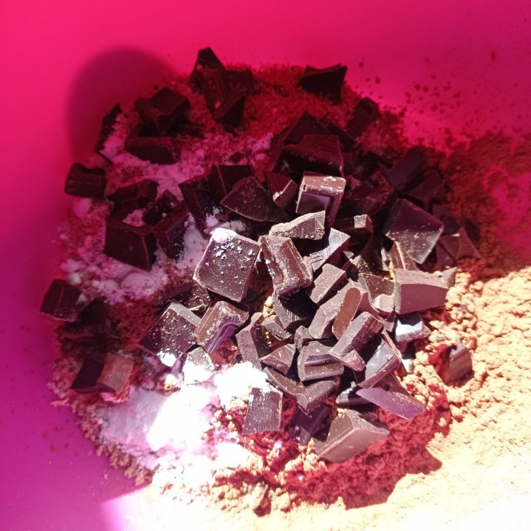 Pastelitos veganos de chocolate jugosos 🍫🍫 Paso 0 Pastelitos veganos de chocolate jugosos 🍫🍫 Paso 0