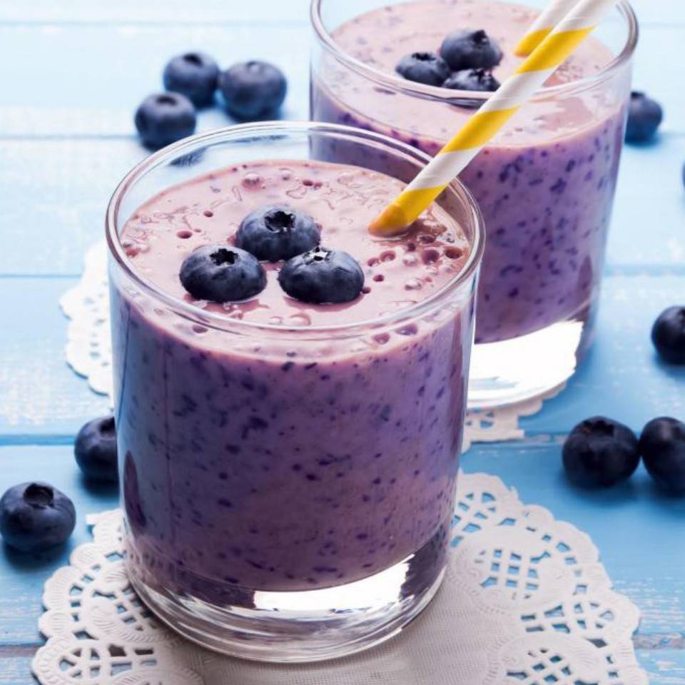 Batido de arándanos Batido de arándanos