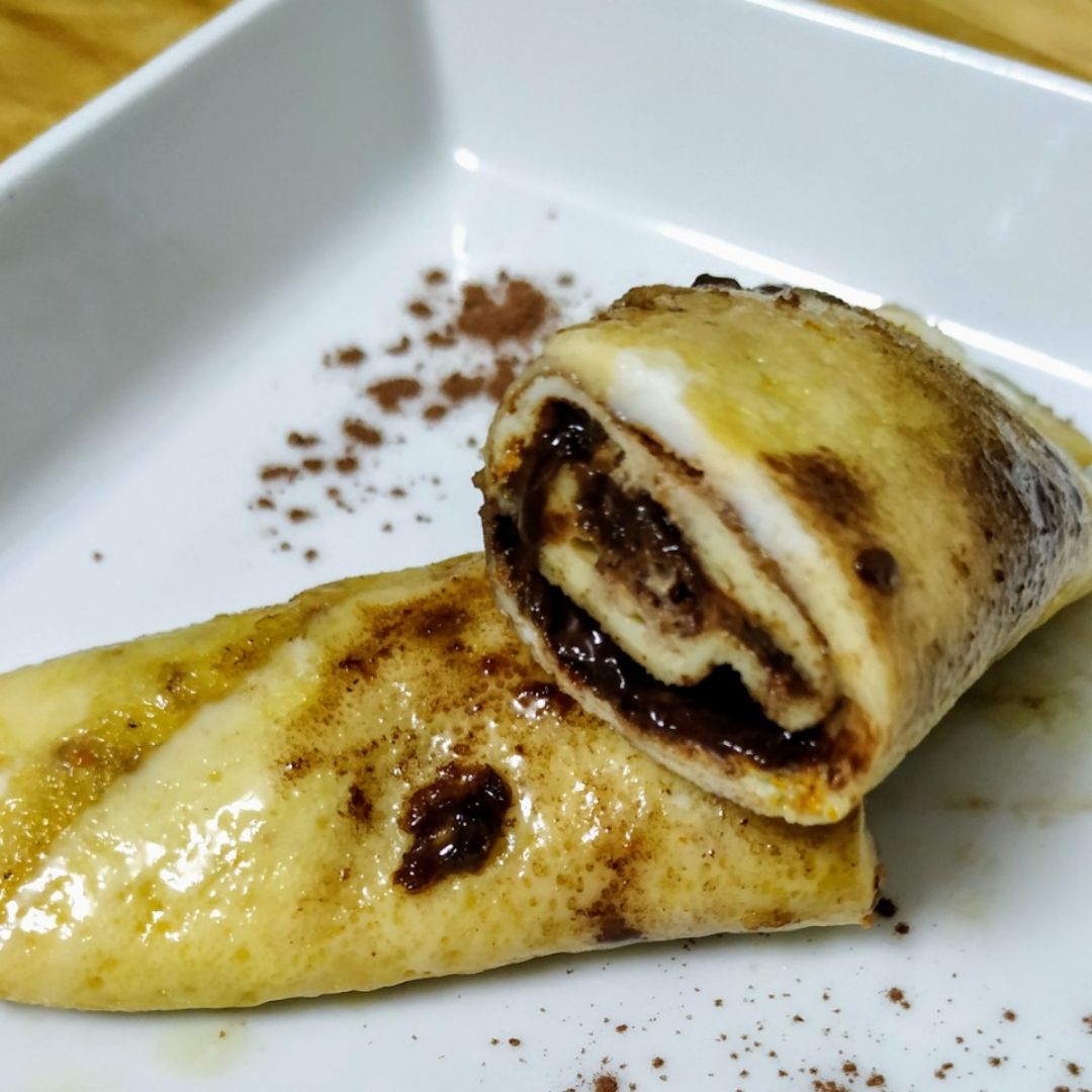 Tortilla de chocolate Tortilla de chocolate