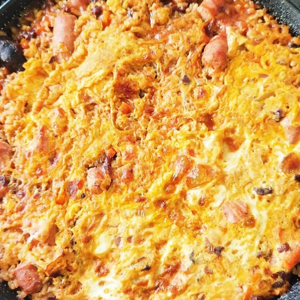 Arroz con costra