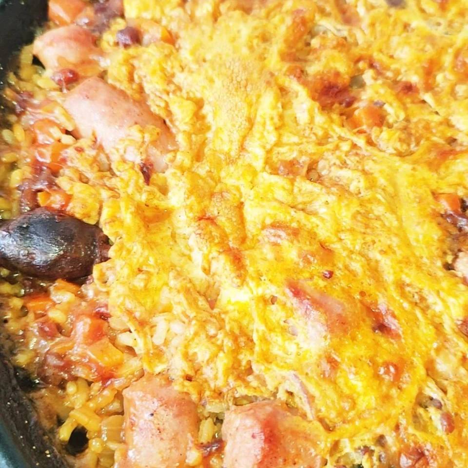 Arroz con costra