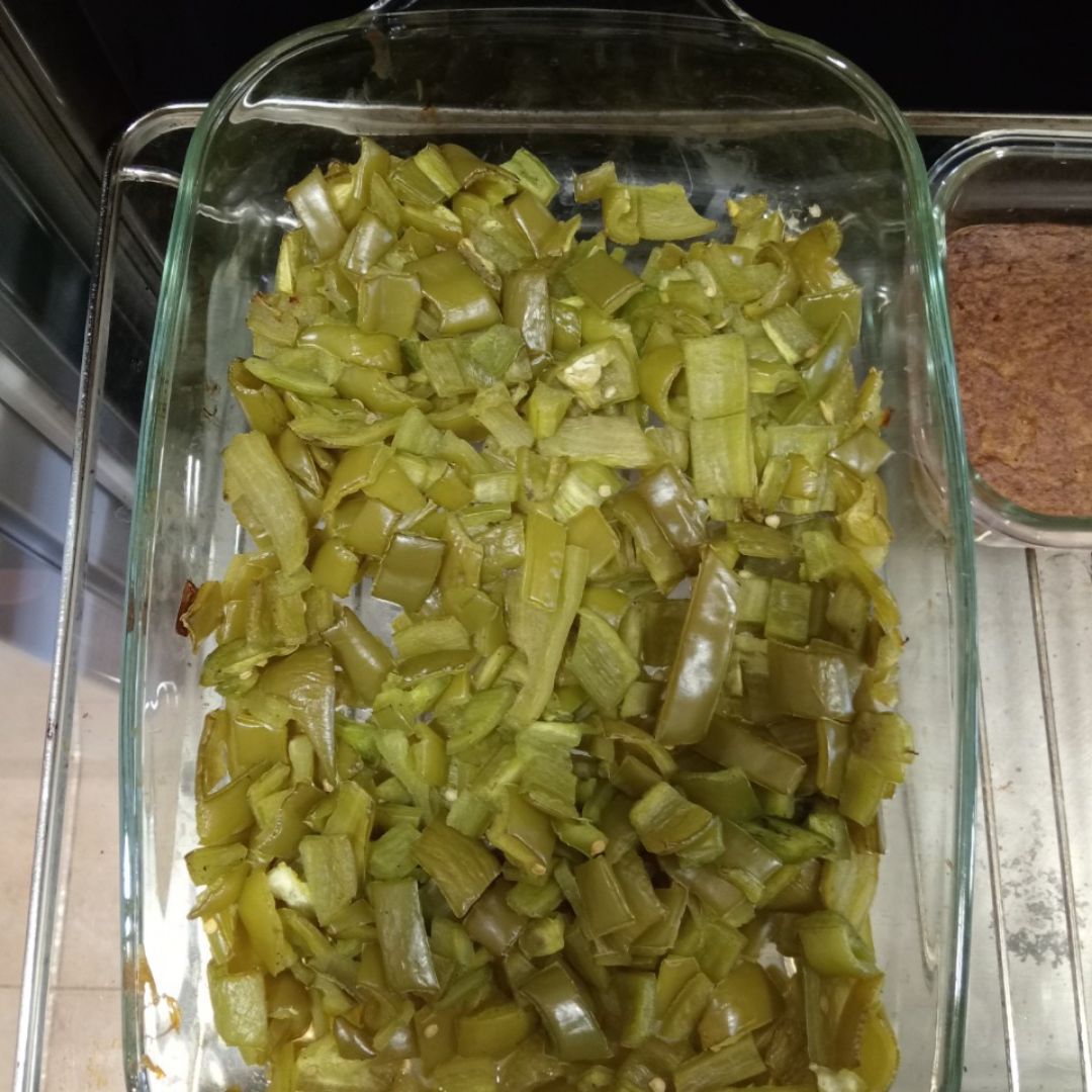 Pisto con arroz 🌾 y salsa de tomate🍅 Paso 1