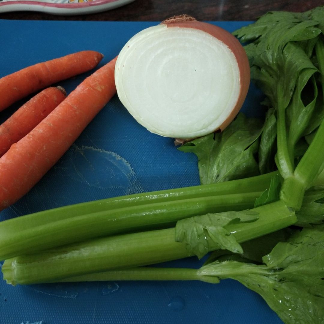 Ñoquis de calabaza con salsa ragú  Paso 0