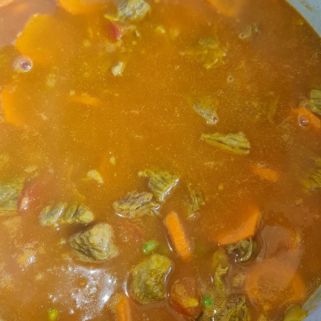 Carne en salsa. Paso 2 Carne en salsa. Paso 2