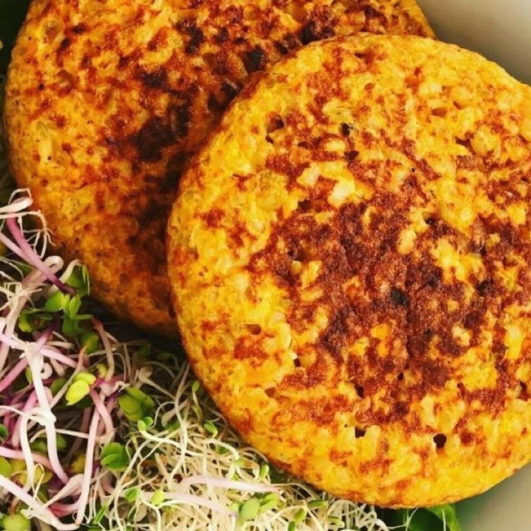 Hamburguesas de avena y zanahoria 🥕 Hamburguesas de avena y zanahoria 🥕